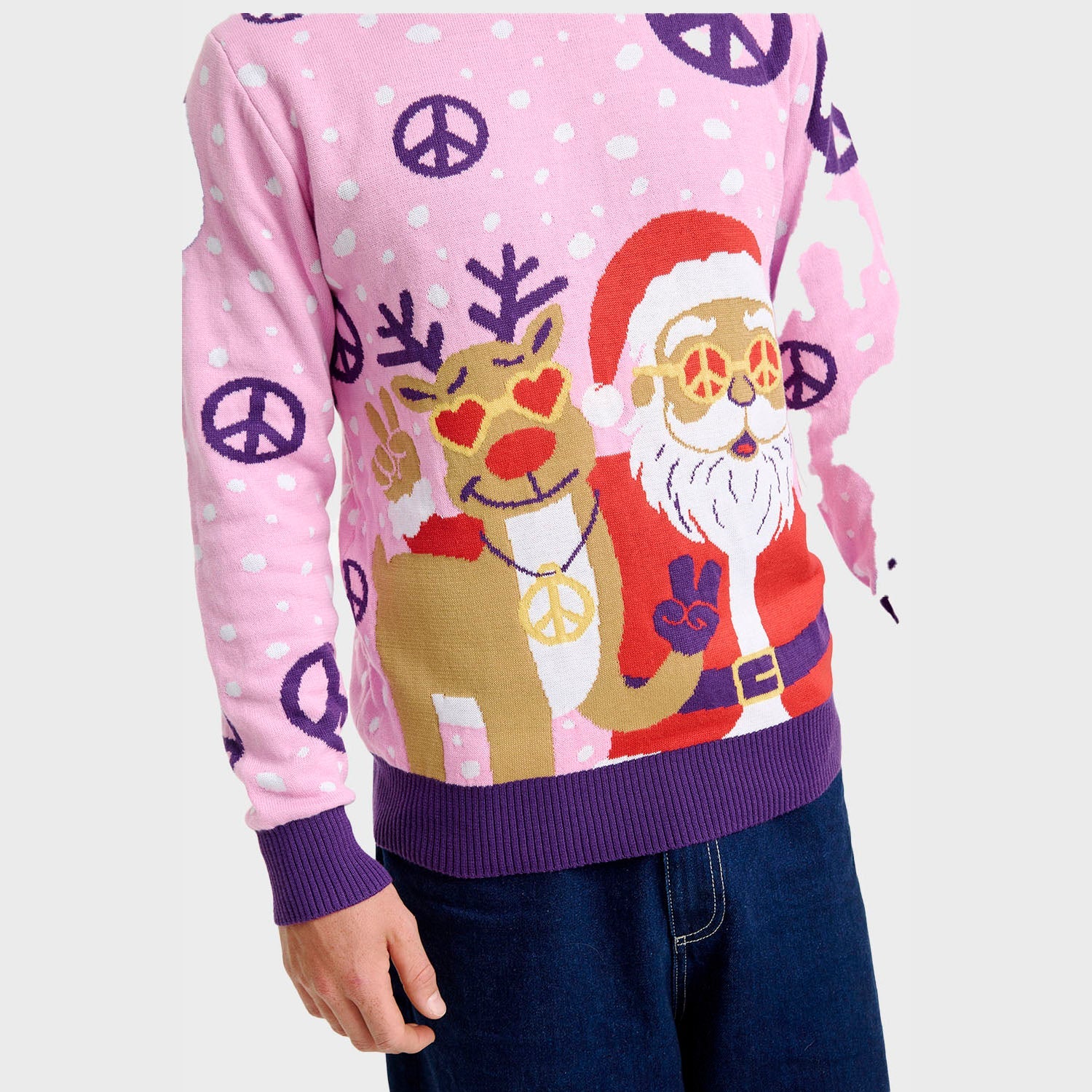 Hippie Christmas Sweater β Men